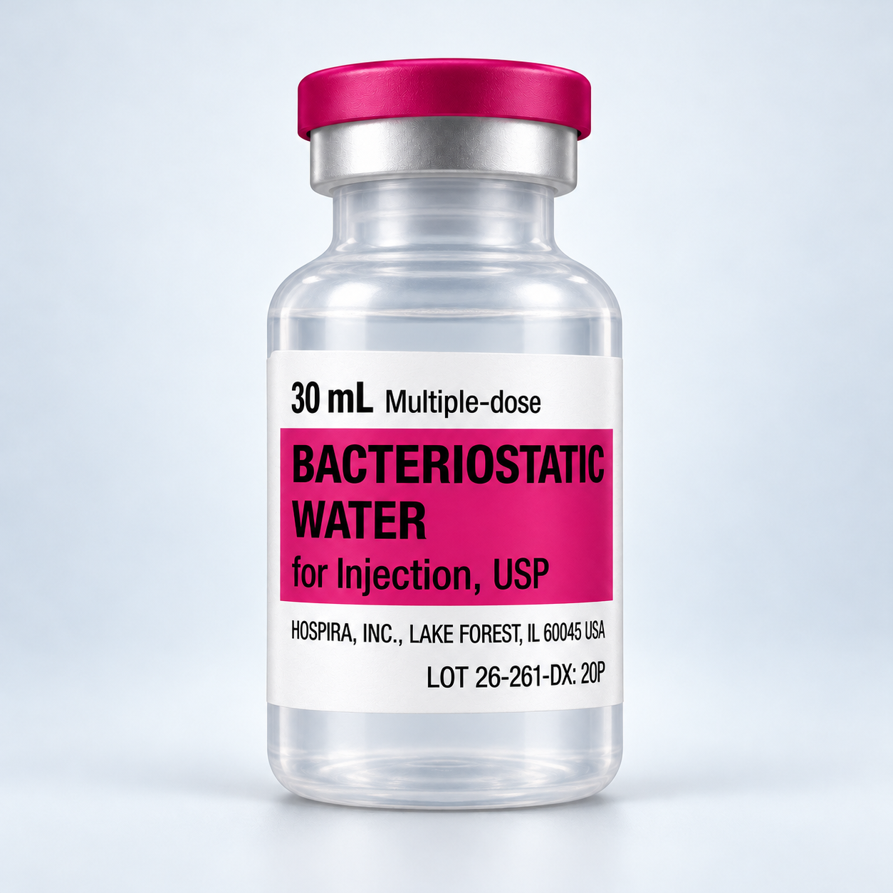 Hospira Bacteriostatic Water product photograph